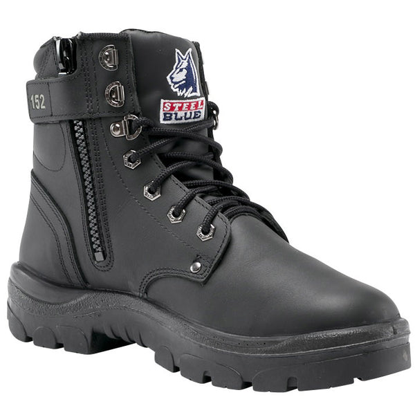 Steel Blue Argyle Zip/Lace Safety Boot - 312152 - Workers