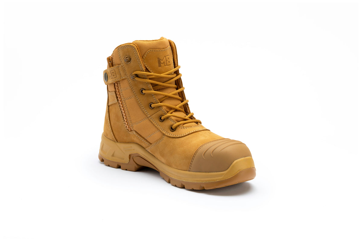 Cobber High Zip/Lace Safety Boot
