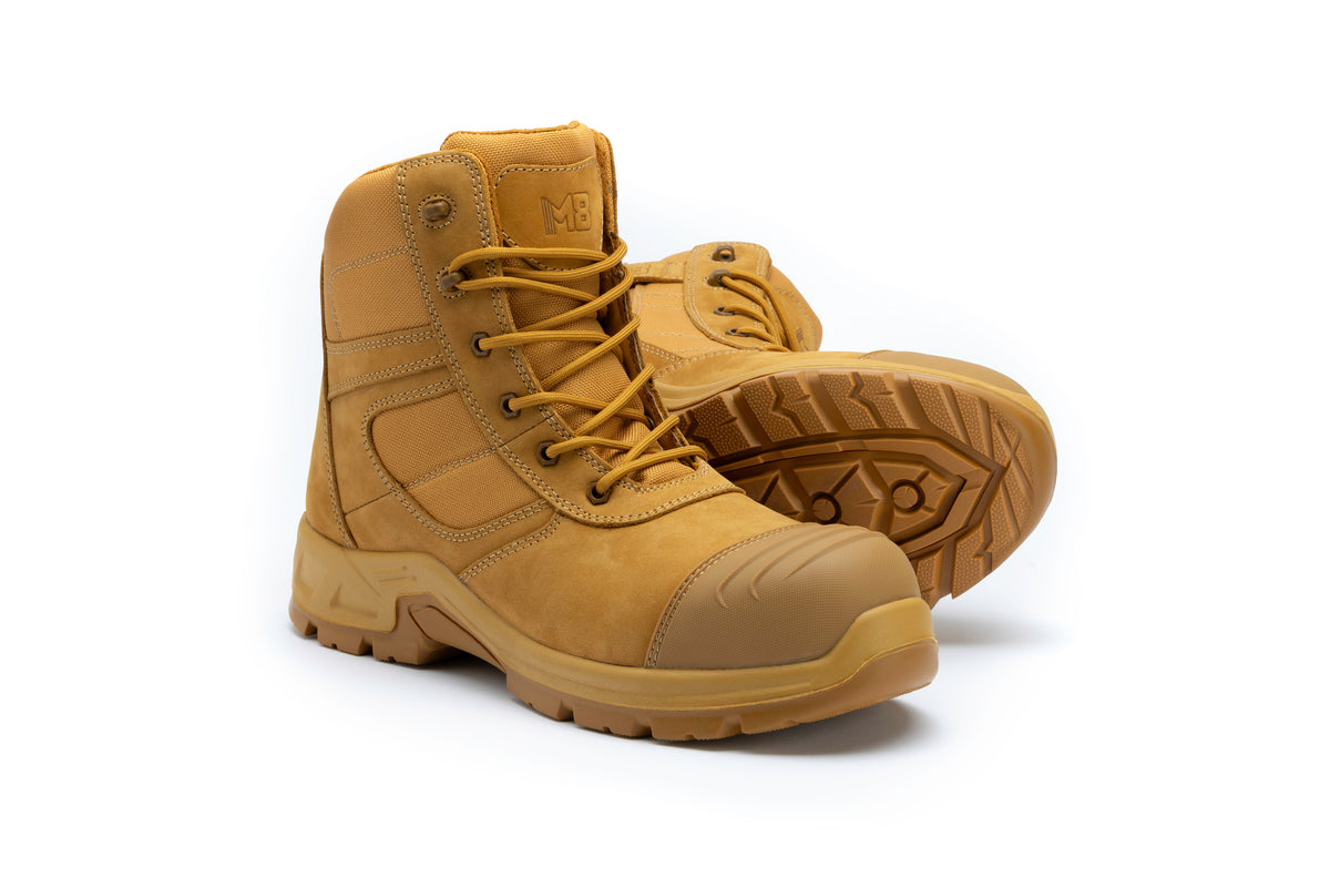 Cobber High Zip/Lace Safety Boot