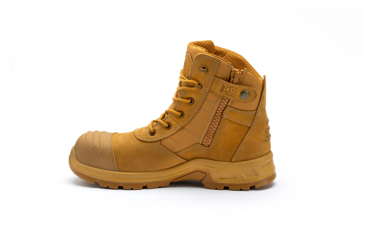 Cobber High Zip/Lace Safety Boot