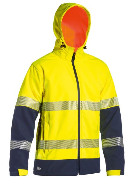 Bisley HiVis Taped Ripstop Bonded Fleece Jacket - BJ6934T