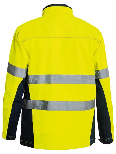 Bisley Taped HiVis Soft Shell Jacket - BJ6059T