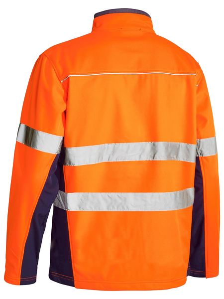 Bisley Taped HiVis Soft Shell Jacket - BJ6059T