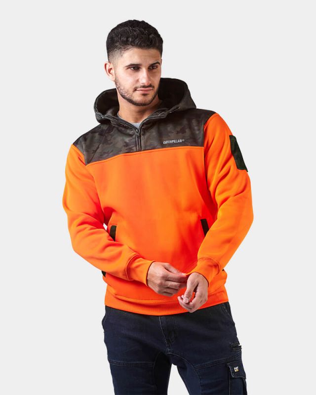 Cat hi online vis hoodie