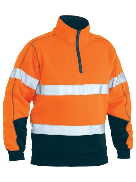 Bisley Taped HiVis Fleece Pullover - BK6989T
