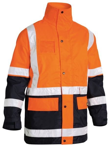 Bisley HiVis Taped 5 In 1 Rain Jacket - BK6975
