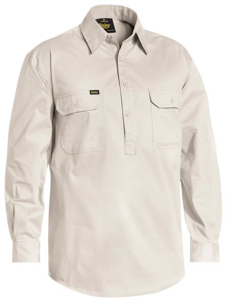 Bisley Closed Front Lightweight L/S Shirt - BSC6820