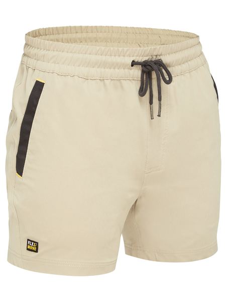 Bisley Flex&amp;Move Stretch Elastic Waist Short - BSH1331