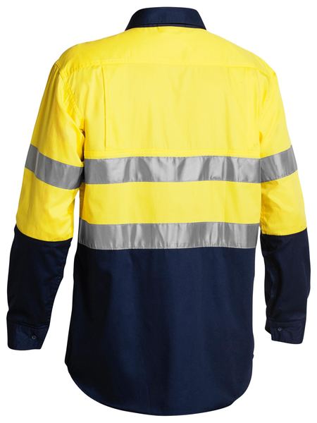 Bisley HiVis Taped Cool Lightweight L/S Shirt - BS6896