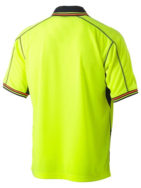 Bisley HiVis Polyester Mesh S/S Polo - BK1219