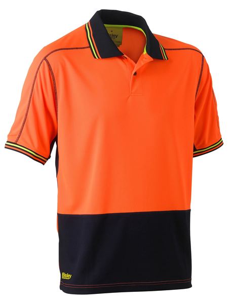 Bisley HiVis Polyester Mesh S/S Polo - BK1219
