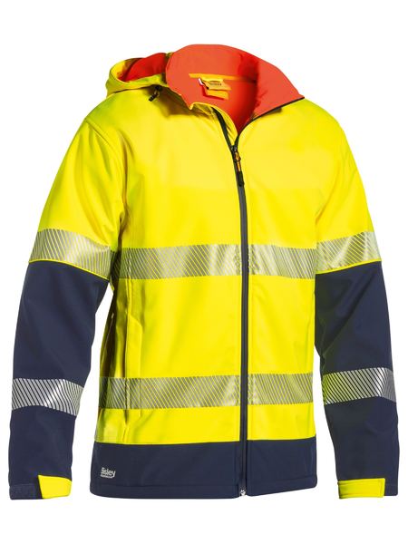 Bisley HiVis Taped Ripstop Bonded Fleece Jacket - BJ6934T