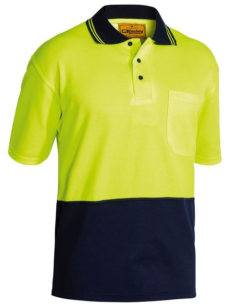 Bisley HiVis Cotton Back S/S Polo - BK1234