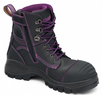 Blundstone Ladies Zip Lace Safety Boot - 897