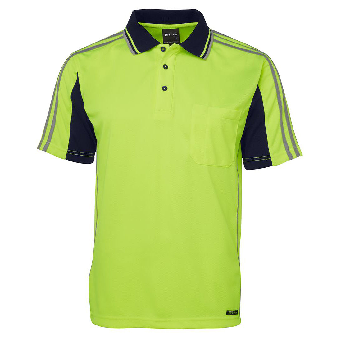 JBs HiVis Arm Tape Polo - 6AT4S