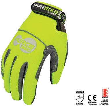 MX2 OPTIMA HIVIS MECHANICS GLOVE