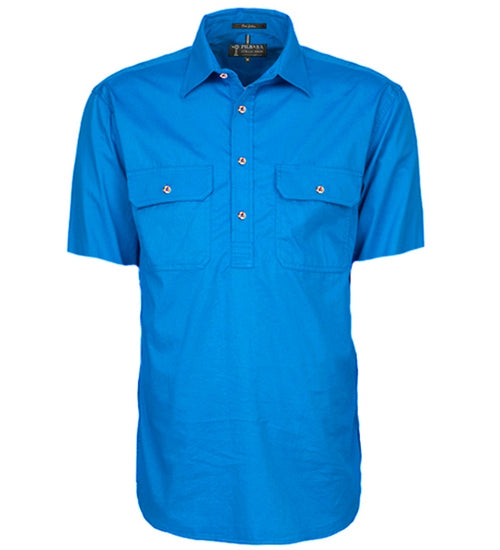 Pilbara Mens Cotton C/Front S/S Shirt - RM200CFS
