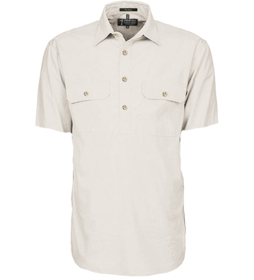 Pilbara Mens Cotton C/Front S/S Shirt - RM200CFS