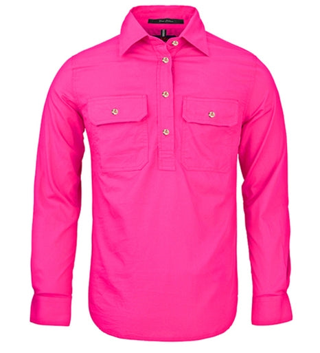 Pilbara Ladies C/Front L/S Shirt - RM300CF