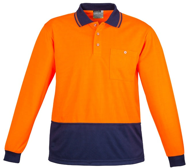 SYZMIK HiVis Unisex Basic L/S Polo - ZH232