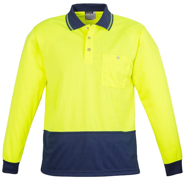 SYZMIK HiVis Unisex Basic L/S Polo - ZH232