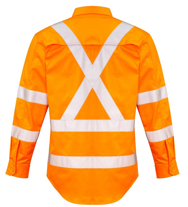 SYZMIK HiVis X-Back Taped L/S Shirt - ZW690