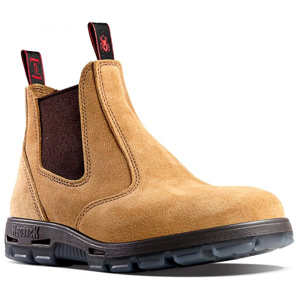 Redback Bobcat Elastic Sided Banana Suede Safety Boot - USBBA